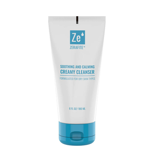 Zerafite Soothing & Calming Creamy Cleanser | Gentle Face Wash for Dry, Sensitive Skin